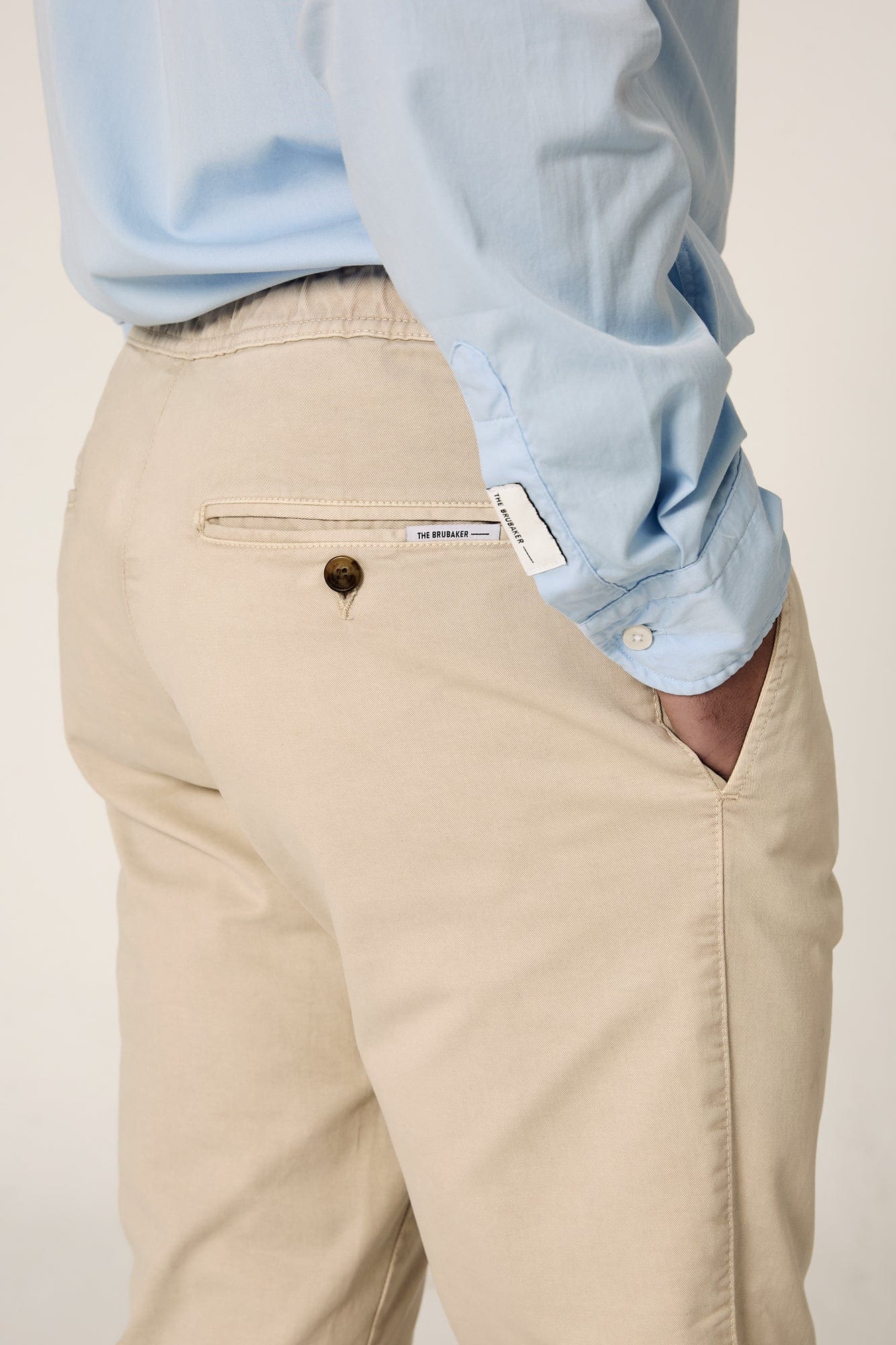The Chino Jogger Beige Seimeira - Imagen 4