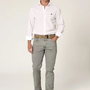 The 5 Pocket Gris y Azul