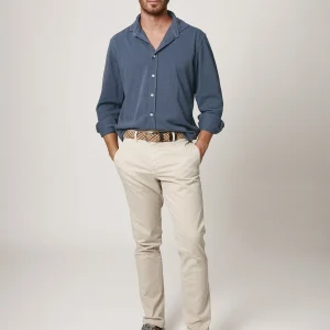 The Cotton Camisa Azul Suances