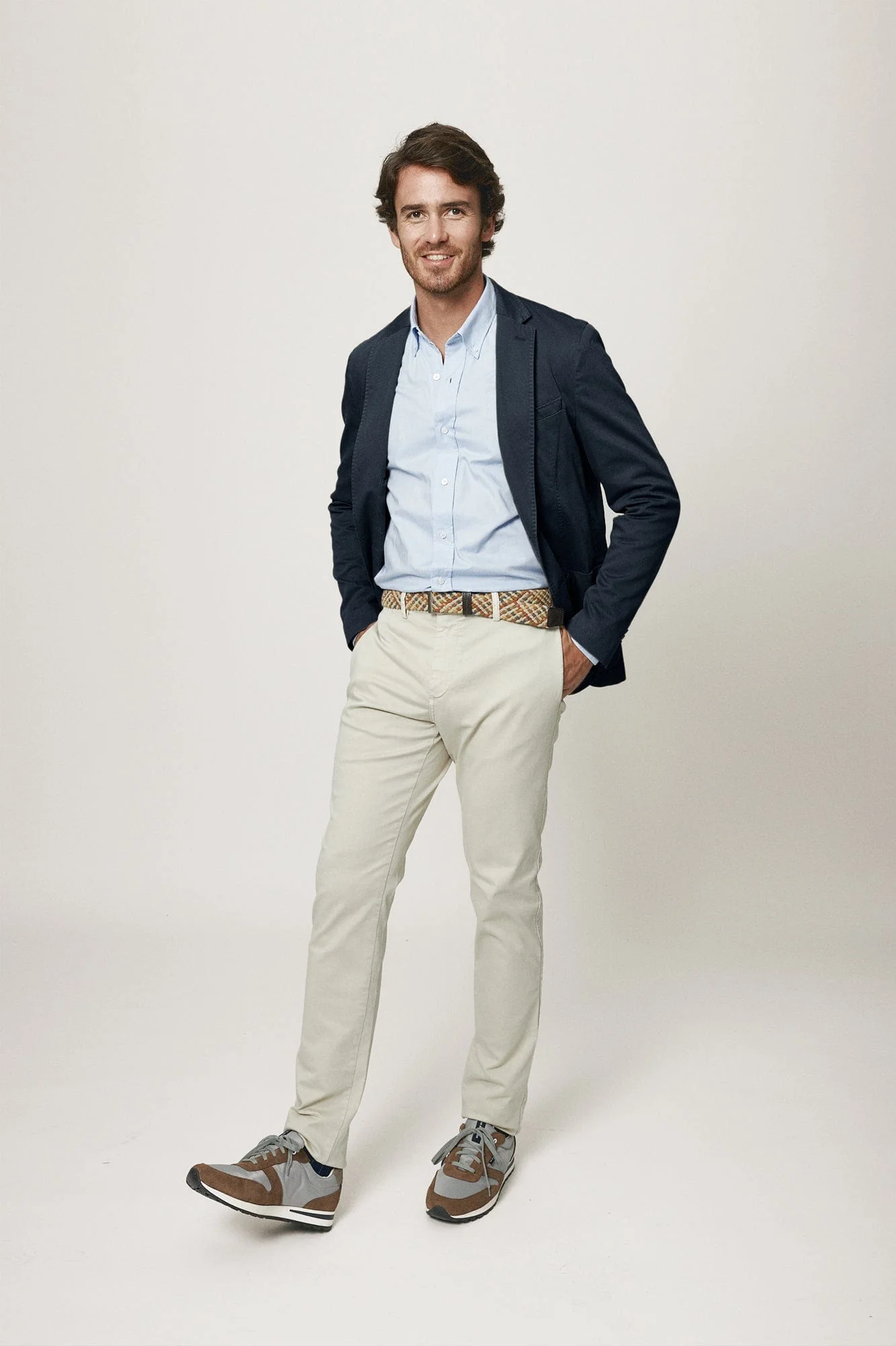 The Blazer Grainy Azul Marino