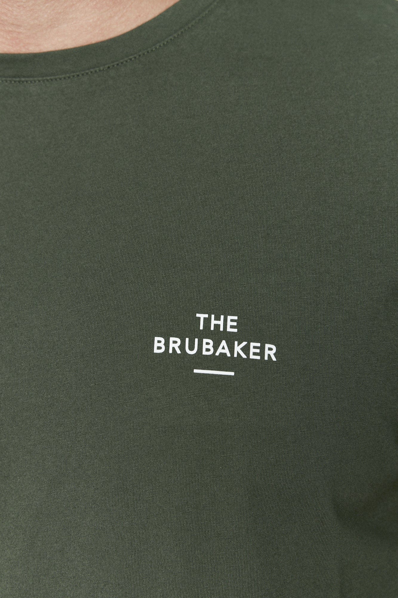 The Cotton T Shirt Verde Pino - Imagen 4