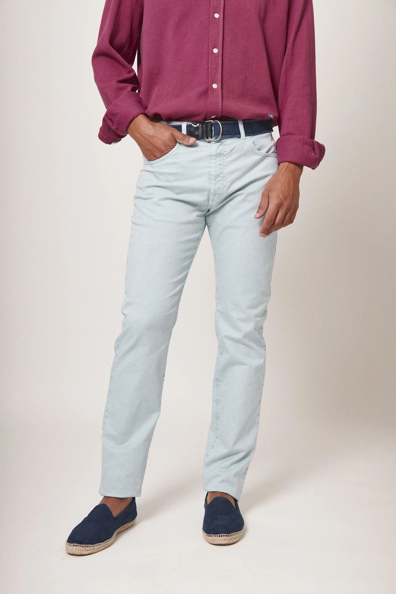 The 5 Pocket Azul Celeste