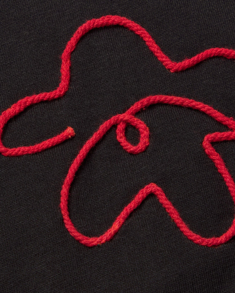 Camiseta bordada a mano Flower Volta - Imagen 4