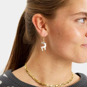 Aretes de Navidad Reno