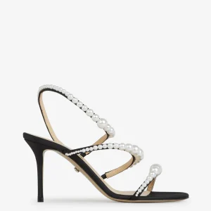 Sandalias Tacón Perlas