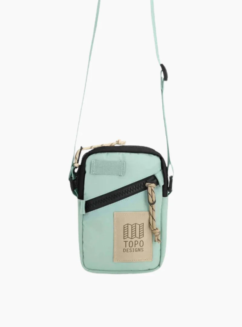 Bandolera riñonera mini - Ash green