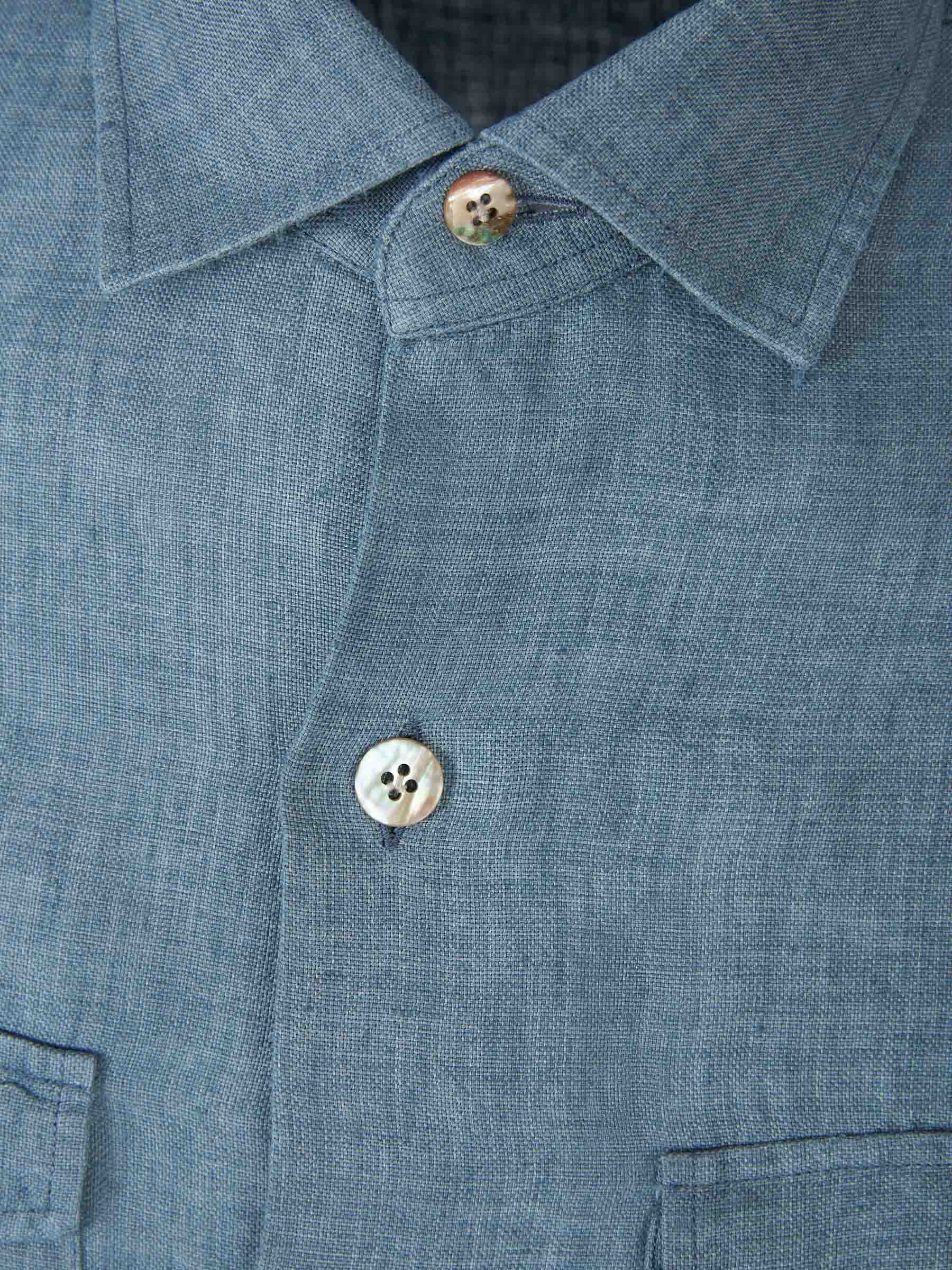 Camisa Bolsillos Lino - Imagen 6