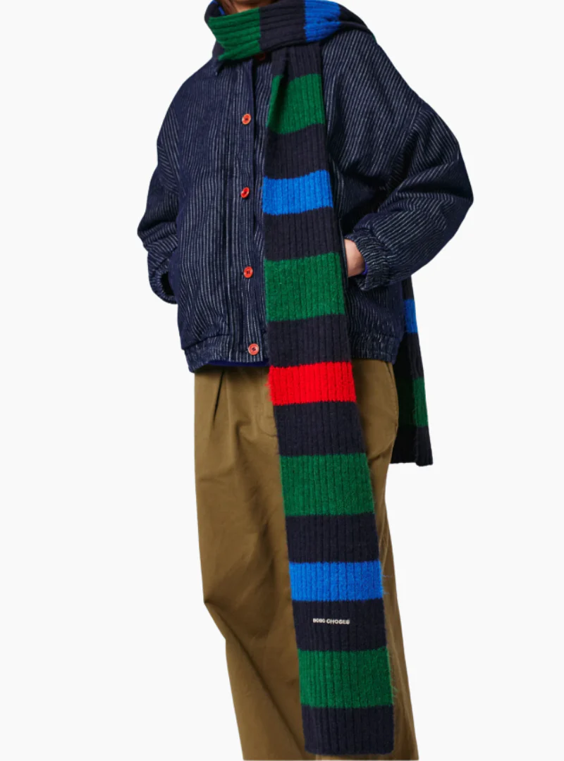 Bufanda multicolor a rayas