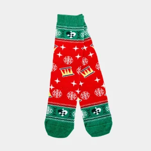 Calcetines Navideñas Unisex Rojos y Verdes Árbol Navideñas