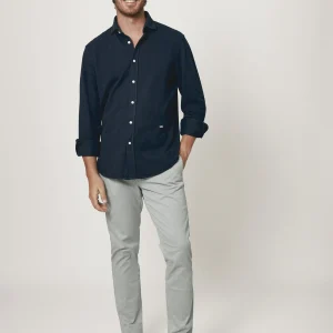 The Cotton Camisa Azul Marino