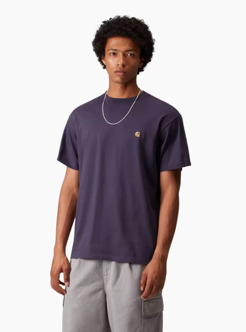 Camiseta S/S Chase - lokers / gold