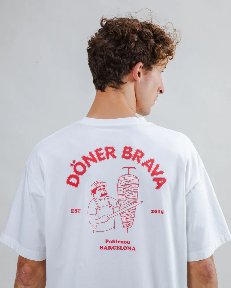 Camiseta Oversize Doner Brava Blanca - Imagen 5