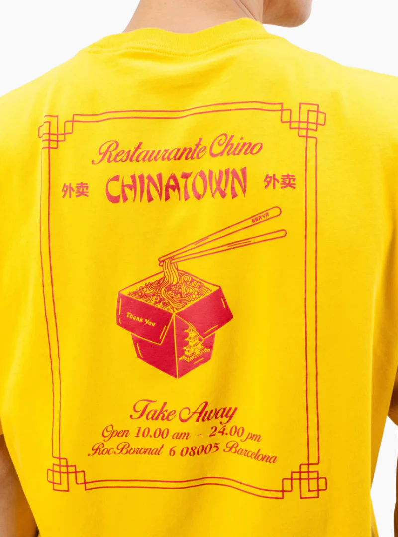 Camiseta Oversize Noodles - Amarilla