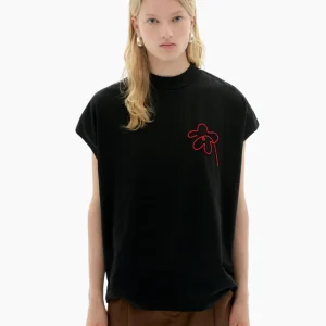 Camiseta bordada a mano Flower Volta