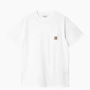 Camiseta S/S Pocket - white