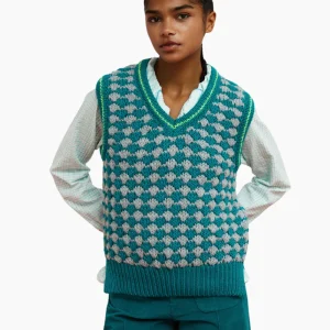 Chaleco CrissCross Turquesa