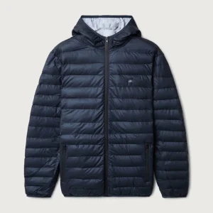 The Chaqueta Acolchada Capucha Azul Marino