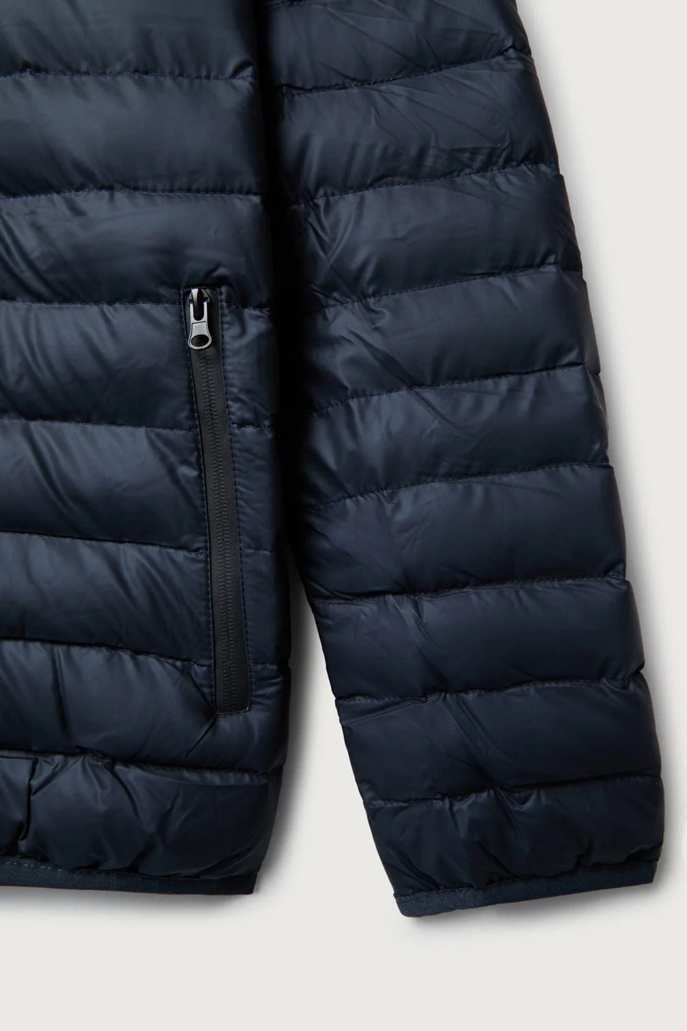 The Chaqueta Acolchada Capucha Azul Marino - Imagen 3