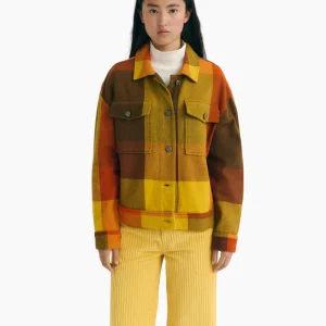 Chaqueta Frans cuadros marrones