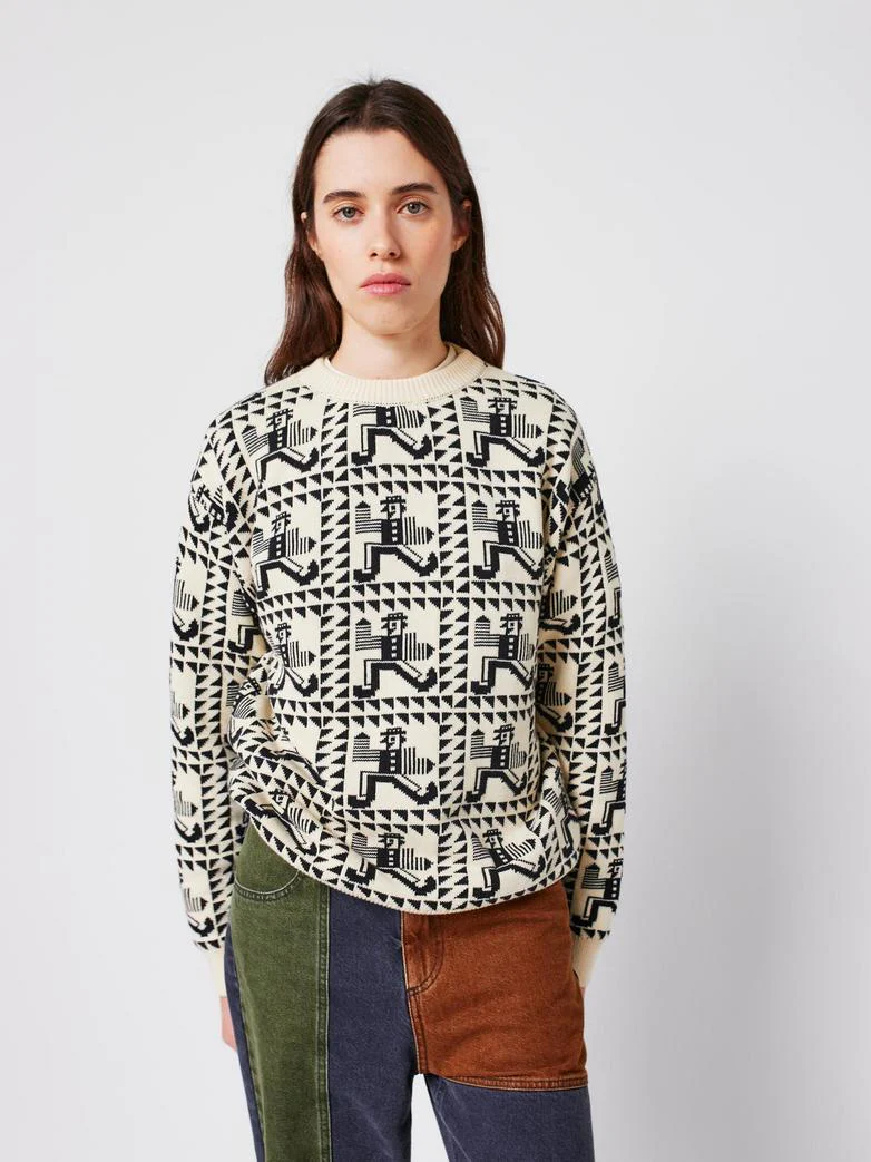 Jersey jacquard Mr Pencil - Imagen 4