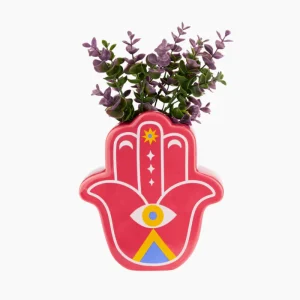 Florero Lucky Hand - rojo