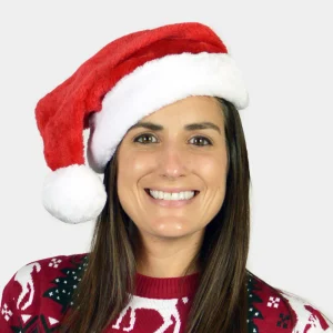 Gorro Navideño Santa Claus Suave y Gordito para Adultos