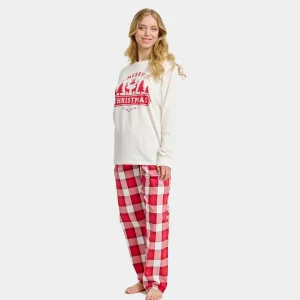 Pijama Navideña para Adultos Unisex Merry Christmas Algodón Orgánico