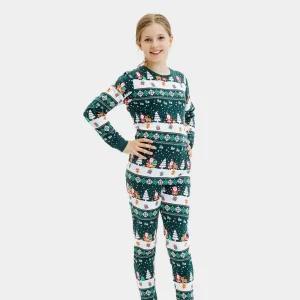 Pijama Navideña para Niños Green Jolly Christmas Algodón Orgánico