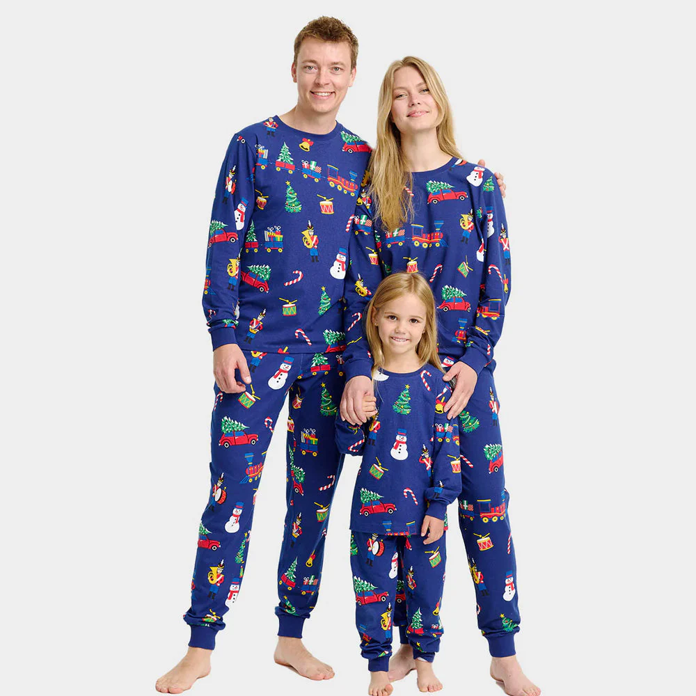 Pijama Navideña para Niños Juguetes Navideños Algodón Orgánico - Imagen 4