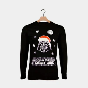 Playera Navideña Hombre y Mujer Manga Larga Join The Merry Side