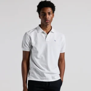 New polo cotton lavado blanco