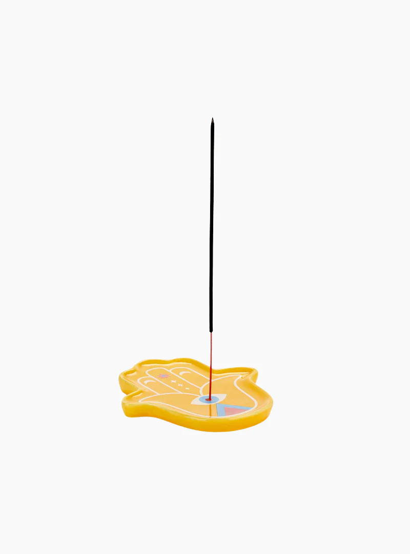 Porta incienso Lucky Hand amarillo