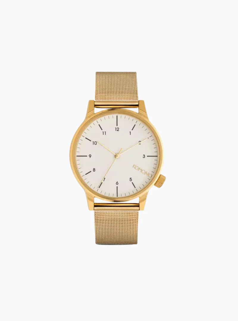 Reloj Winston Royale Gold / White