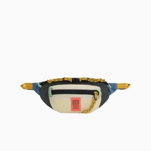 Riñonera Mountain Waist Pack - Stone Blue / Bone White