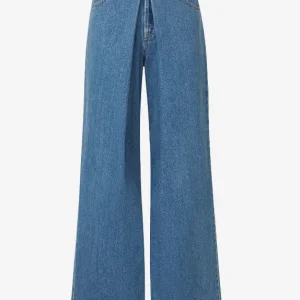 Jeans Wide Leg Algodón