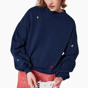 Sudadera Navy relaxed
