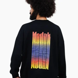 Sudadera oversized Kodak negra
