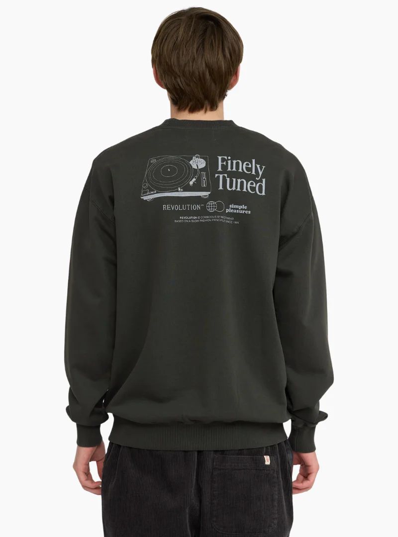 Sudadera Printed Tun - black