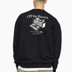 Sudadera Printed Rec - black