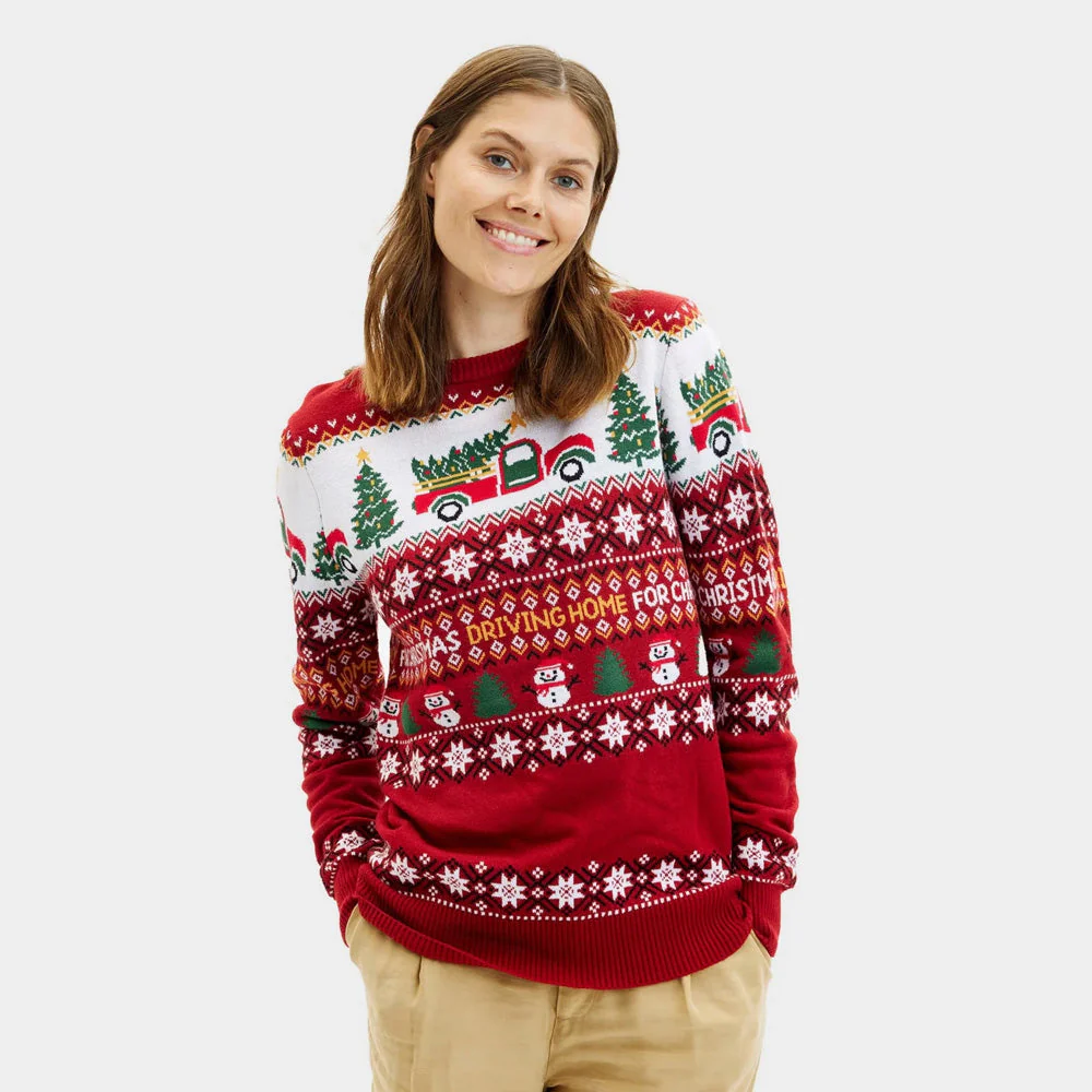 Suéter de Navidad para Hombre Driving Home - Imagen 3