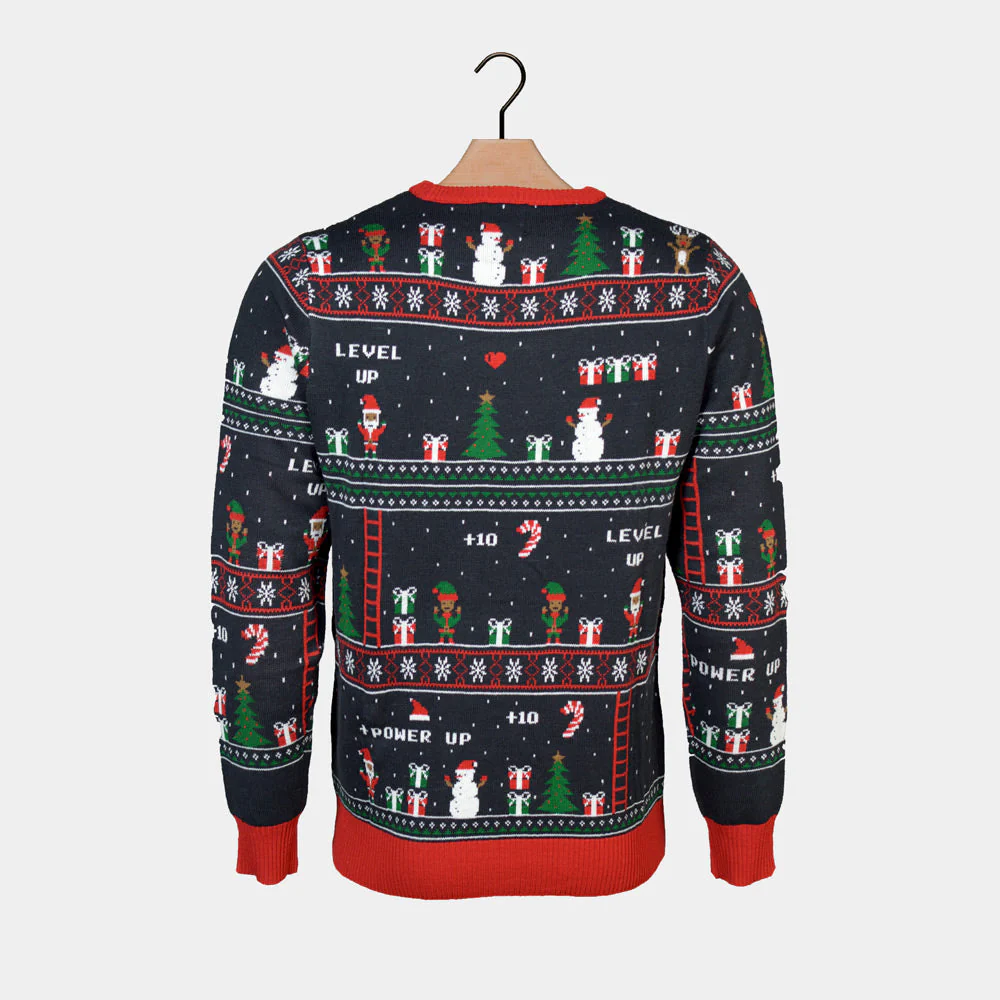 Suéter de Navidad para Hombre Vintage Gaming - Imagen 7