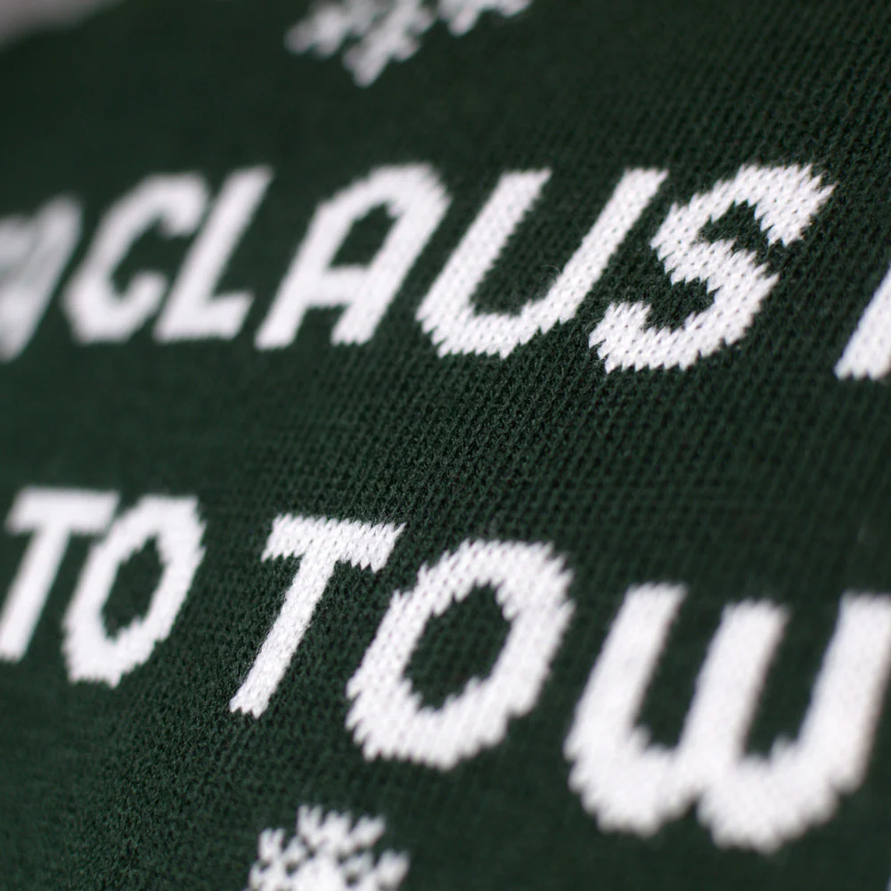 Suéter de Navidad con Luces LED para Hombre Santa is Coming to Town - Imagen 5