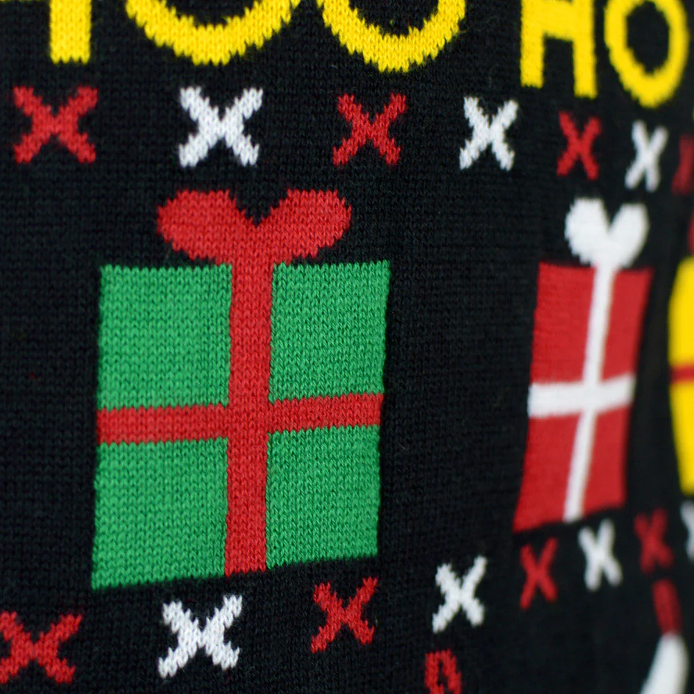 Suéter de Navidad para Hombre Santa, Regalos y Muñecos Algodón Orgánico - Imagen 6