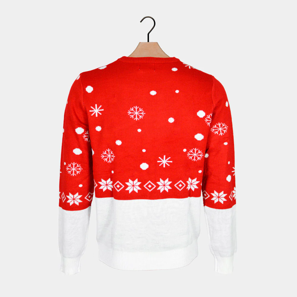 Suéter de Navidad para Hombre Reno con Bufanda - Imagen 8