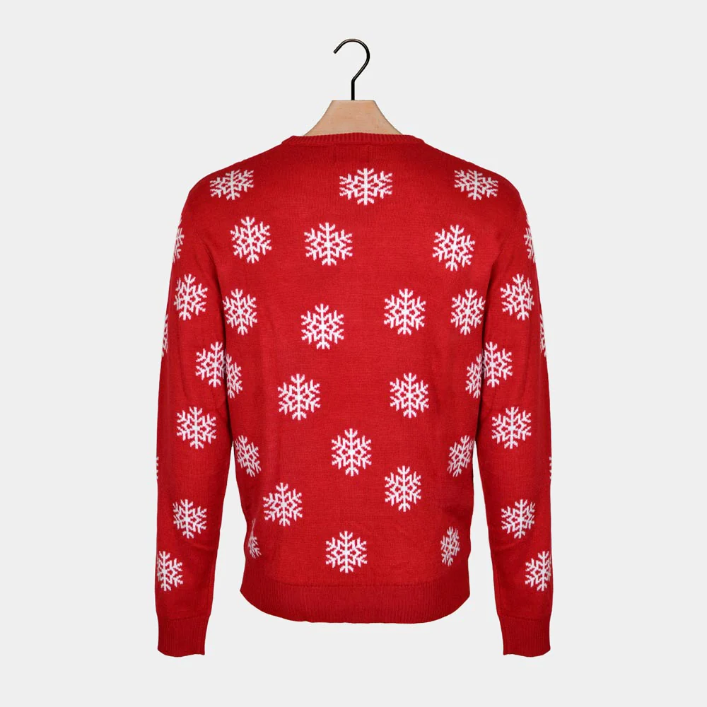 Suéter de Navidad para Mujer con Reno Rudolph Rojo - Imagen 6