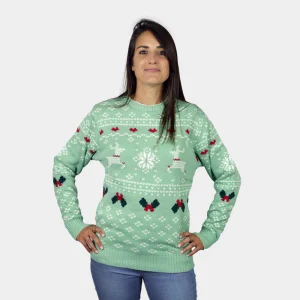 Suéter de Navidad para Mujer Verde Sweet Christmas