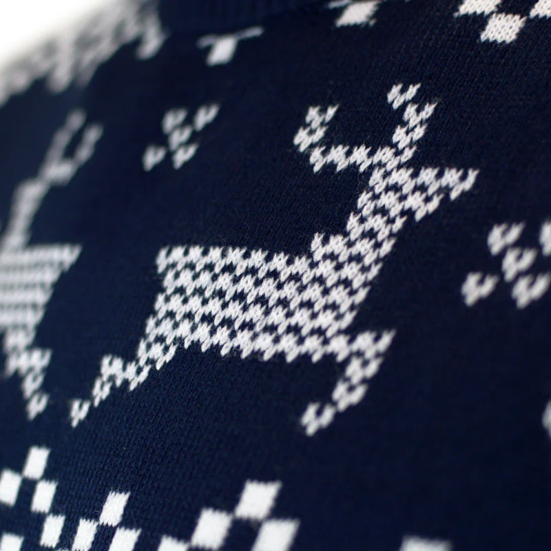 Suéter de Navidad para Niña y Niño Azul Polo Norte - Imagen 5