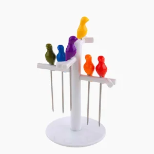 Tenedores para aperitivo Birdies (6 uds.)